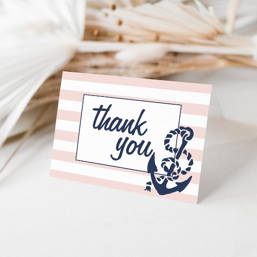 Thank You kaarten | Blush roze neusband