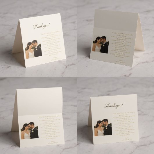 Thank You kaarten | Familie, bedrijf, bruiloft