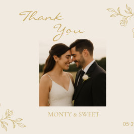 Thank You kaarten | Familie, bedrijf, bruiloft