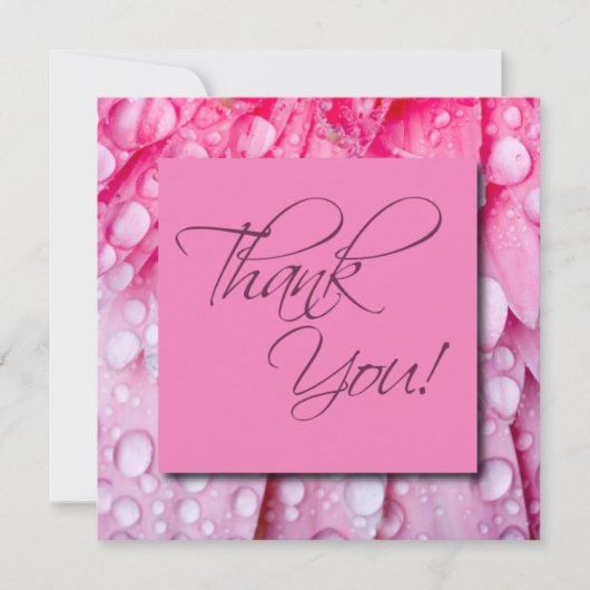 Thank You kaarten.  Gratis. Bedankkaart (Voorkant)