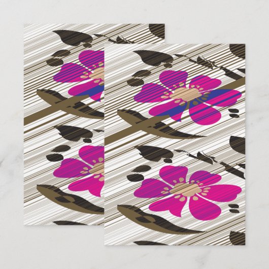 Thank You kaarten | Minimalistisch & vierkant (Voorkant / Achterkant)