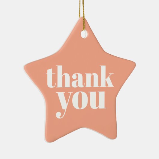 Thank You  Keramisch Ornament (Rechts)