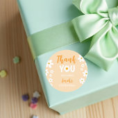 Thank you label for Daisy's birthday party CUSTOMI