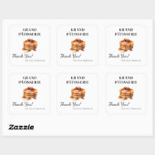 Thank You Label voor Cafe & Bakkerij kleine bedrij (Vel)