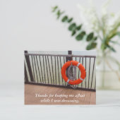 Thank You, Life Buoy, Gratitude Briefkaart (Staand voorkant)