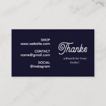 Thank You-logo | Modern Navy-bedrijfsontwerp