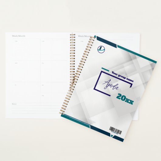 Thank you & Logo & Text personalize Planner (Display)