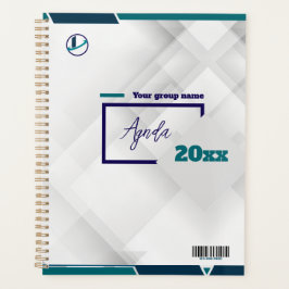 Thank you & Logo & Text personalize Planner