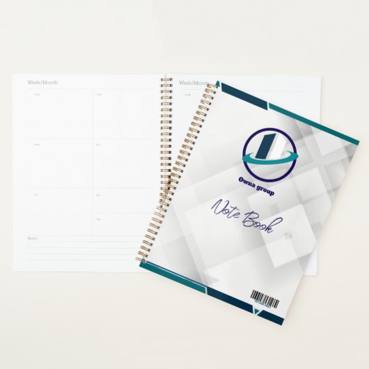 Thank you & Logo & Text personalize Planner (Display)