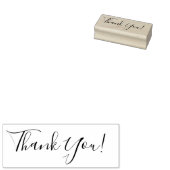 Thank You | Minimalist | Everyday Style Rubberstempel (Gestempeld)
