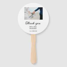 Thank you modern simple wedding couple name messag handwaaier