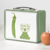 Thank You Mom Greeting with Peapod and Peas (In situ)