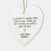 Thank You Mother of the Groom Keepsake Keramisch Ornament (Links)
