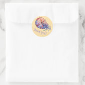 Thank you, Nautilus, Ronde Sticker (Tas)