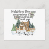 Thank You Neighbours Heart Christmas 2025 Briefkaart (Voorkant)