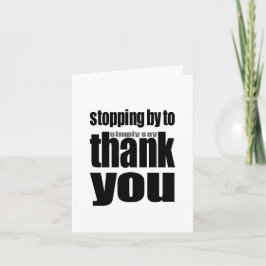 Thank You Notecard Bedankkaart