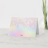 thank you pastel butterfly kaart (Achterkant)