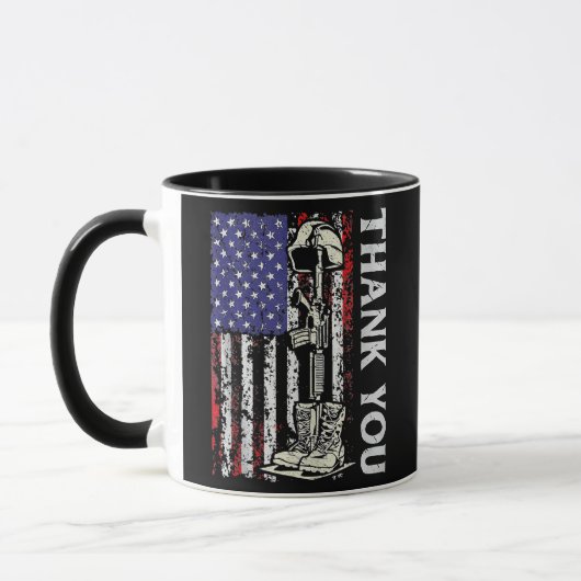 Thank You Patriotic s Memorial Day 4th Of July US Mok (Links)