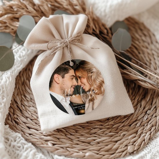Thank You Photo Script Wedding Bedankjes Labels