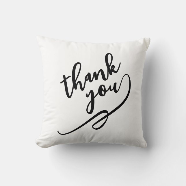 Thank you  pillow kussen (Voorkant)
