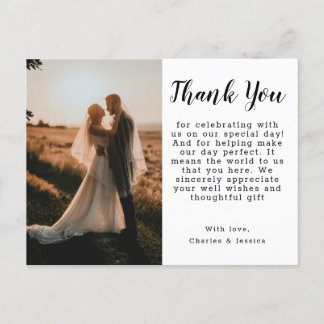 Thank You Postcard Briefkaart