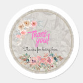 Thank you ronde sticker (Voorkant)