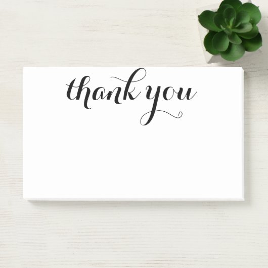 Thank You Script 10 x 6 Post-it® Notes (Kantoor)