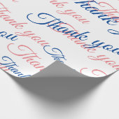 Thank You Script Wrapping Paper Cadeaupapier (Hoek)