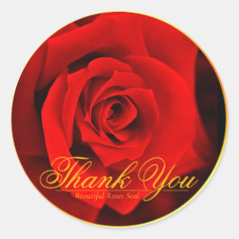Thank You Seal Ronde Sticker