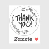 Thank You Smile Sticker (Vel)