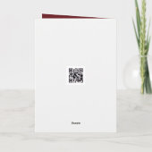 Thank You Snowman with Christmas star Kaart (Achterkant)