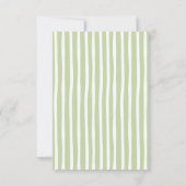 Thank You So Matcha Green Tea Baby Shower Bedankkaart (Achterkant)