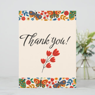 Thank You So Much - Elegant Card Feestdagenkaart