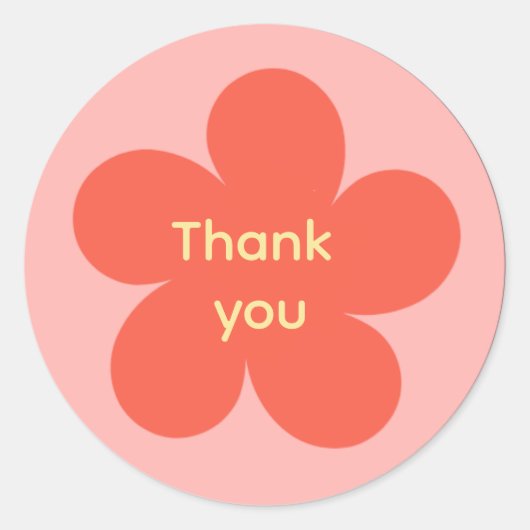 Thank you sticker  (Voorkant)