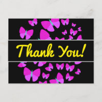 "Thank You!" Swarm of Artistic Butterflies