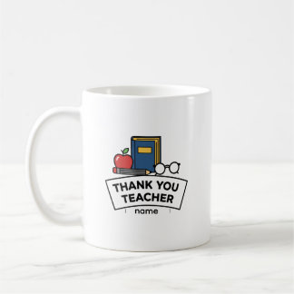 Thank You Teacher – Appreciation Coffee Mug Gift Koffiemok