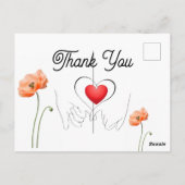 Thank You Thanks With Thanks Many Thanks Briefkaart (Achterkant)