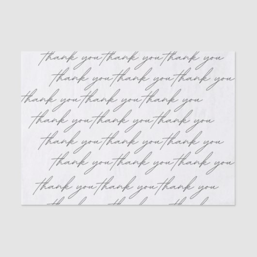 thank you Tissue Paper Tissuepapier (Voorkant)