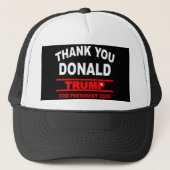 THANK YOU TRUMP 2020 TRUCKER PET (Voorkant)