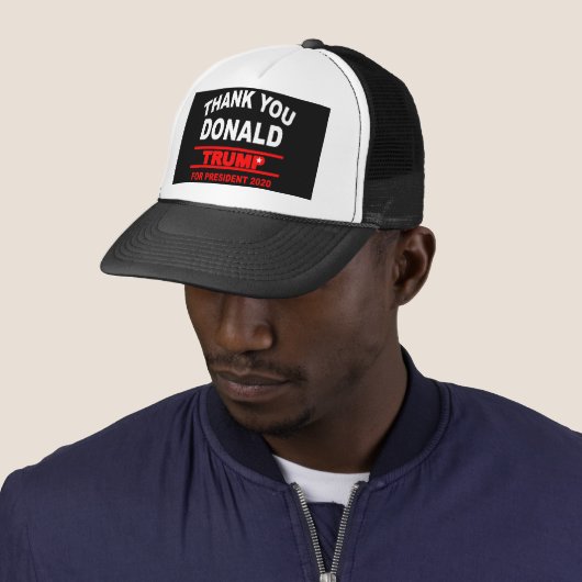 THANK YOU TRUMP 2020 TRUCKER PET (In situ)