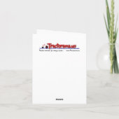 Thank-You van de tractor Kaart (Achterkant)