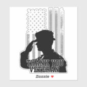 Thank You Veteran Sticker (Vel)