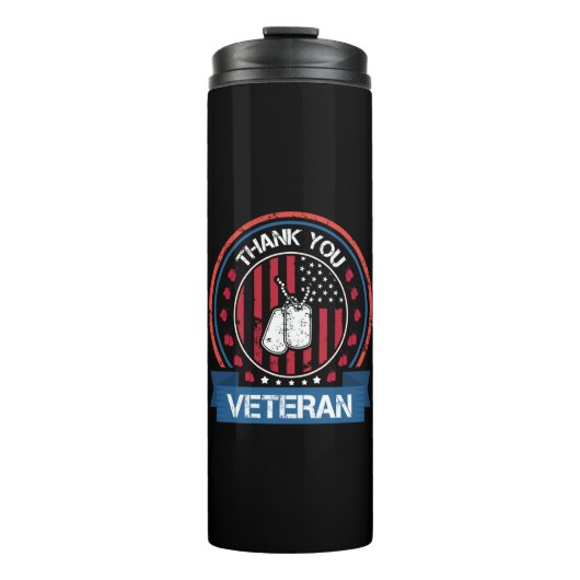Thank You Veteran Thermosbeker (Voorkant)