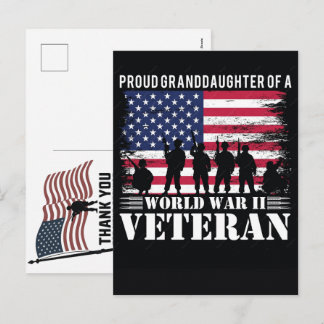 Thank You Veterans American Flag Memorial Day Feestdagenkaart