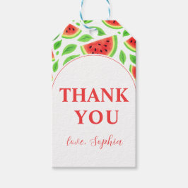 Thank You Watermelon  Birthday Party Cadeaulabel