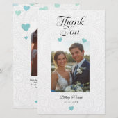 Thank You - Wedding Card Briefpapier (Voorkant / Achterkant)