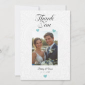 Thank You - Wedding Card Kaart (Voorkant)