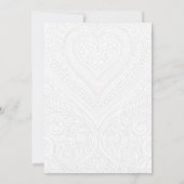 Thank You - Wedding Card Kaart (Achterkant)
