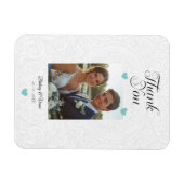 Thank You - Wedding Card Magneet (Horizontaal)