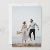 Thank You Wedding Card with Picture (Back & Front) Bedankkaart (Achterkant)